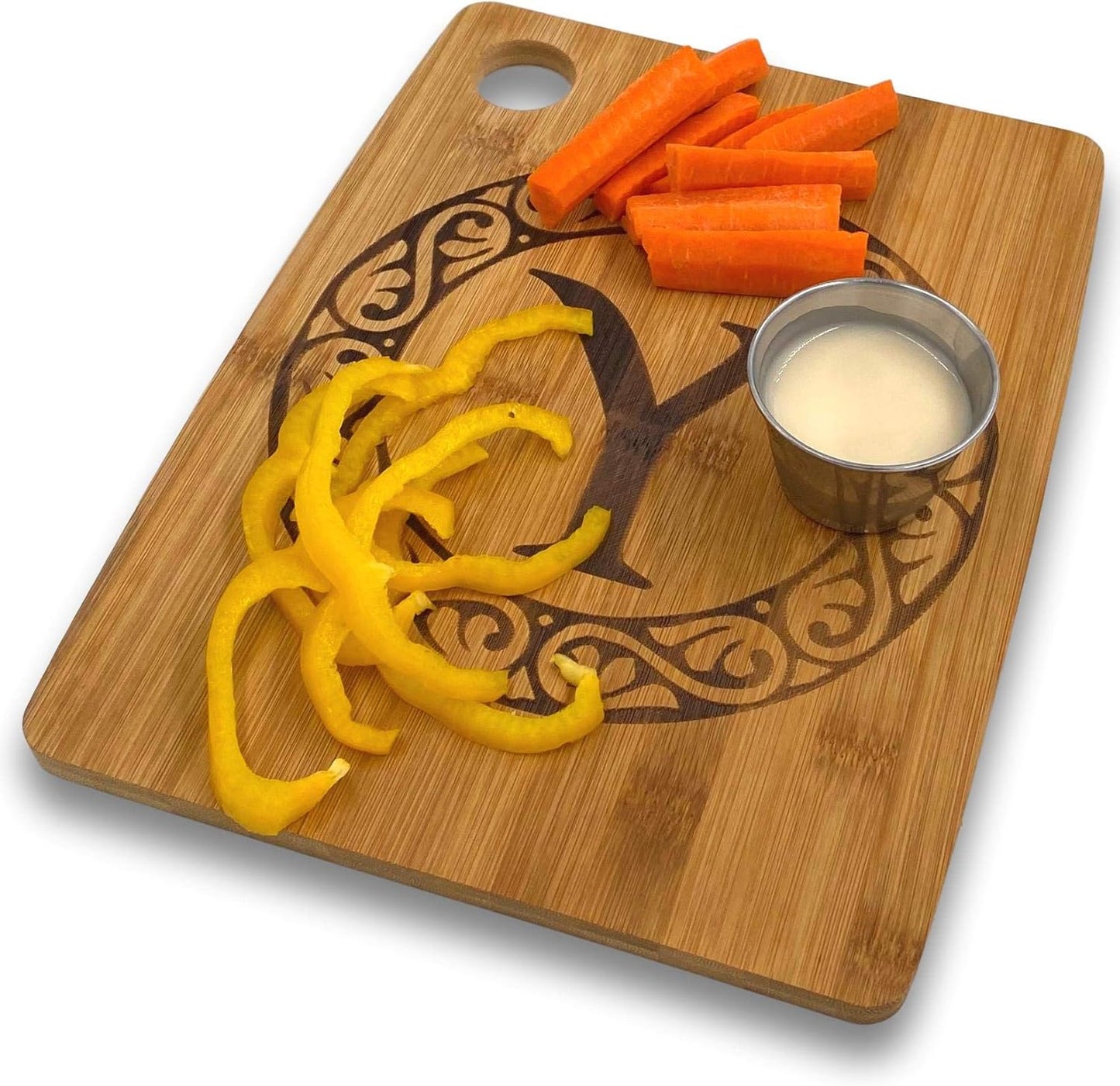 Personalized Cutting Board - Custom Bamboo Gift - Letter Y