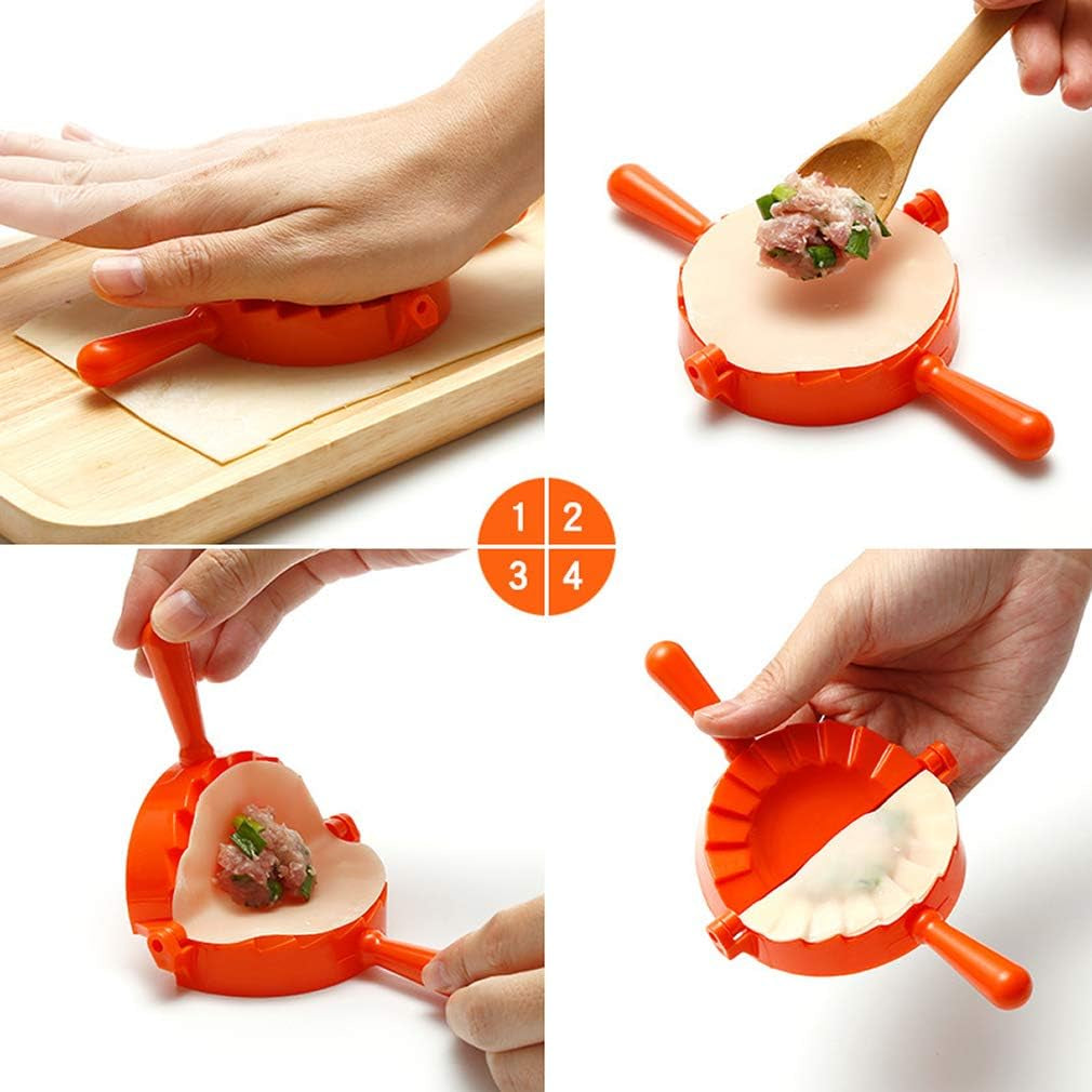 Dumpling Maker Empanada Maker Press Mini Pie Maker Dough Maker Dumpling Wrappers Tool (Circle-Shaped)