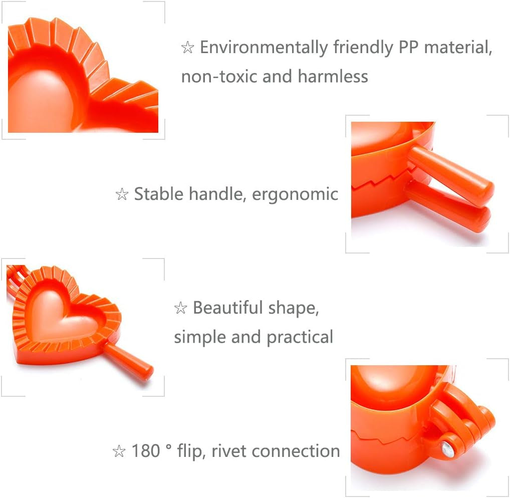 Dumpling Maker Empanada Maker Press Mini Pie Maker Dough Maker Dumpling Wrappers Tool (Circle-Shaped)