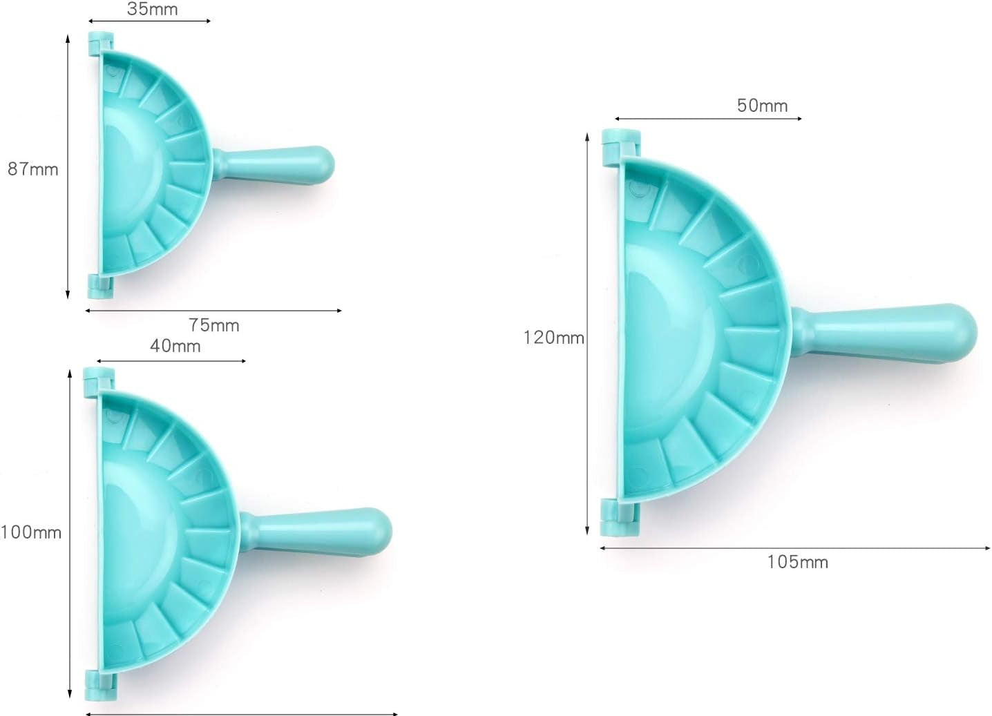 Dumpling Maker Empanada Maker Press Mini Pie Maker Dough Maker Dumpling Wrappers Tool (Circle-Shaped)